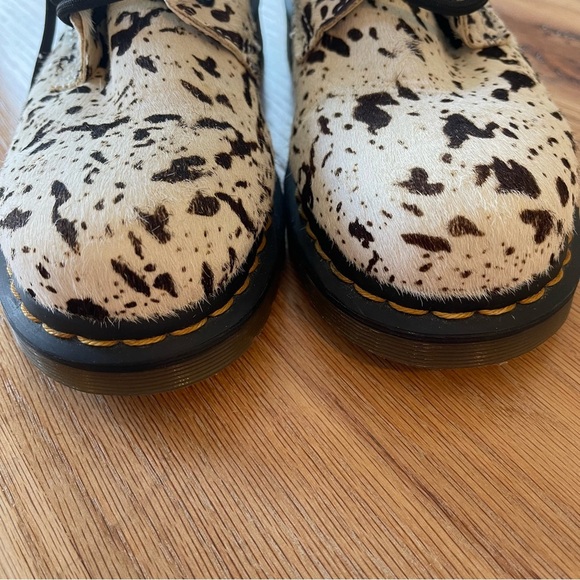 Belonce Combat Boots Women’s 6.5 Cow Print Hairon Grunge Funky Grunge Western - Picture 4 of 10